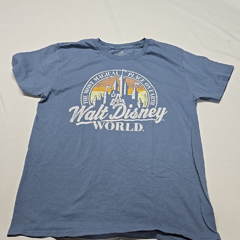 Disney Parks The Most Magical Place on Earth Walt Disney World Blue T-Shirt - Picture 1 of 4